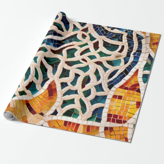 Crystal Mosaic Grandeur Cadeaupapier (Uitgerold)