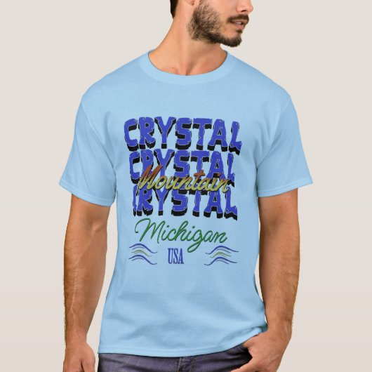 Crystal Mountain, Michigan T-shirt (Voorkant)