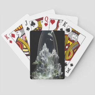 Crystal Mountain Sanctuary: een gebeeldhouwd lands Pokerkaarten
