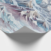 Crystal Mountain Scene Wrapping Papier (Hoek)