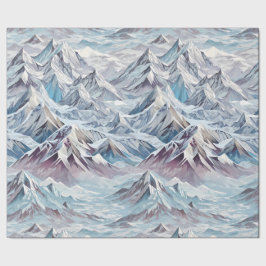 Crystal Mountain Scene Wrapping Papier