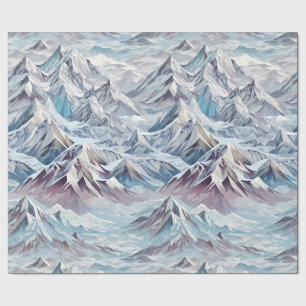 Crystal Mountain Scene Wrapping Papier