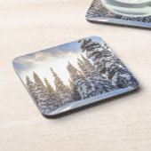 Crystal Mountain Ski Resort bij Mt Rainier 1 Bier Onderzetter (Linkerzijde)