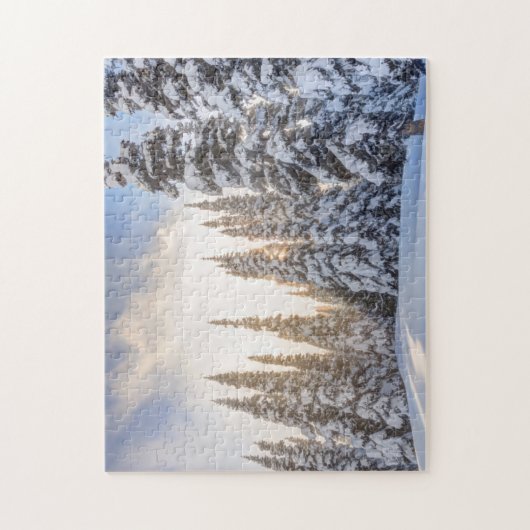 Crystal Mountain Ski Resort bij Mt Rainier 1 Legpuzzel (Verticaal)