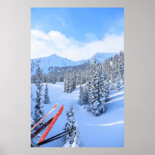 Crystal Mountain Ski Resort bij Mt. Rainier 2 Poster