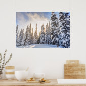 Crystal Mountain Ski Resort, nabij Mt. Rainier 1 Poster (Keuken)