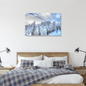 Crystal Mountain Ski Resort, nabij Mt. Rainier 3 Canvas Afdruk (Insitu (Slaapkamer))