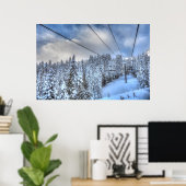 Crystal Mountain Ski Resort, nabij Mt. Rainier 3 Poster (Thuiskantoor)