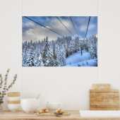 Crystal Mountain Ski Resort, nabij Mt. Rainier 3 Poster (Keuken)