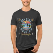 Crystal Mountain, Verenigde Staten Tri-Blend Shirt (Voorkant)