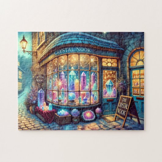 Crystal Nook Edelsteen Winkel Avontuur Legpuzzel (Horizontaal)