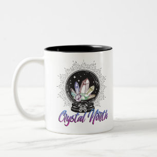 Crystal North Logo Tweekleurige Koffiemok