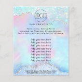 crystal opal FAUX iridescent Flyer (Voorkant)
