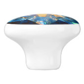 Crystal Opal Pattern Keramische Knop (Zijkant)