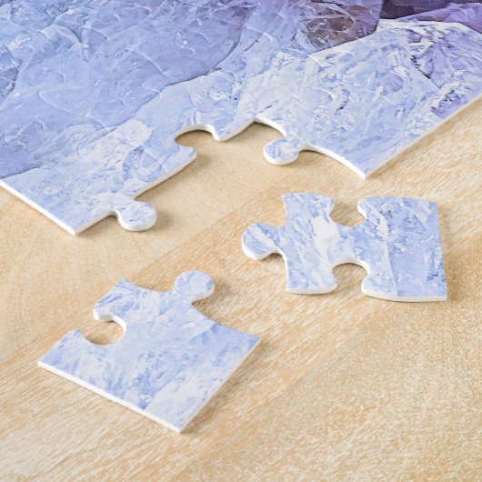 Crystal Paars Legpuzzel (Zijkant)