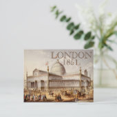 Crystal Palace London World's Fair Briefkaart (Staand voorkant)