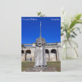 Crystal Palace Park-kaart (Staand voorkant)