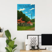 Crystal Palace Park Londen Reisposter Poster (Thuiskantoor)