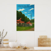 Crystal Palace Park Londen Reisposter Poster (Keuken)