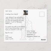 Crystal Palace Retiro in Madrid Spanje Modern Briefkaart (Achterkant)