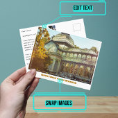 Crystal Palace Retiro in Madrid Spanje Modern Briefkaart