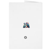 Crystal Parakeets Wenskaart (Achterkant)