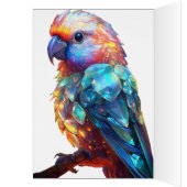 Crystal Parakeets Wenskaart (Binnen (Links))