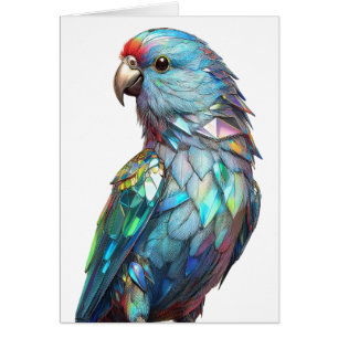 Crystal Parakeets Wenskaart
