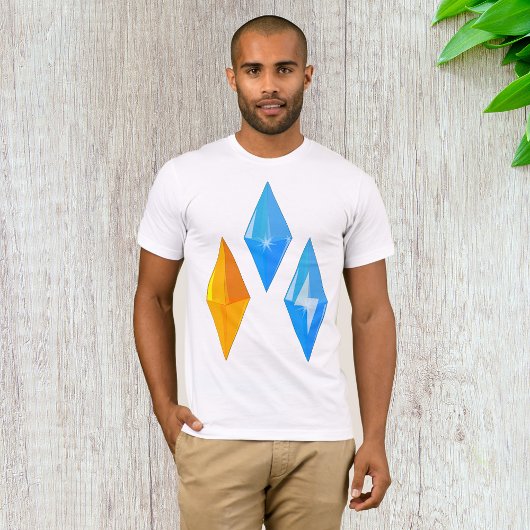 Crystal Pareltjes Mannen T-shirt