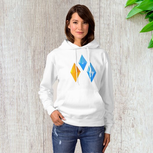 Crystal Pareltjes Vrouwen Hoodie