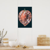 Crystal Peach Poster — Crystal Harvest (Keuken)