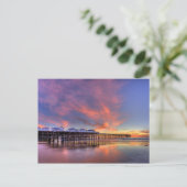 Crystal Pier Sunset Briefkaart (Staand voorkant)