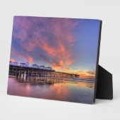 Crystal Pier Sunset Fotoplaat (Zijkant)