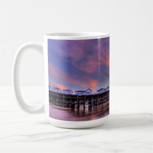 Crystal Pier Sunset Koffiemok (Links)