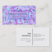 Crystal Pink Visitekaartje (Voorkant / Achterkant)