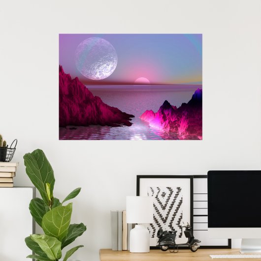 Crystal Planet Poster (Thuiskantoor)