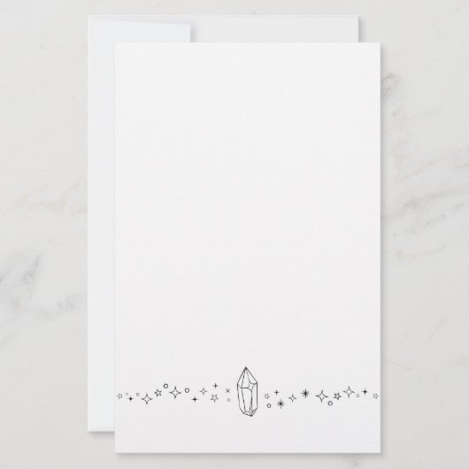 Crystal Print Briefpapier (Voorkant)