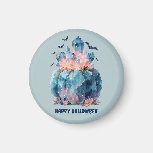 Crystal Pumpkin Halloween Magneet (Voorkant)