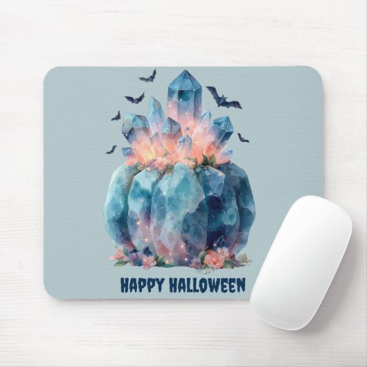 Crystal Pumpkin Halloween Muismat (Met muis)