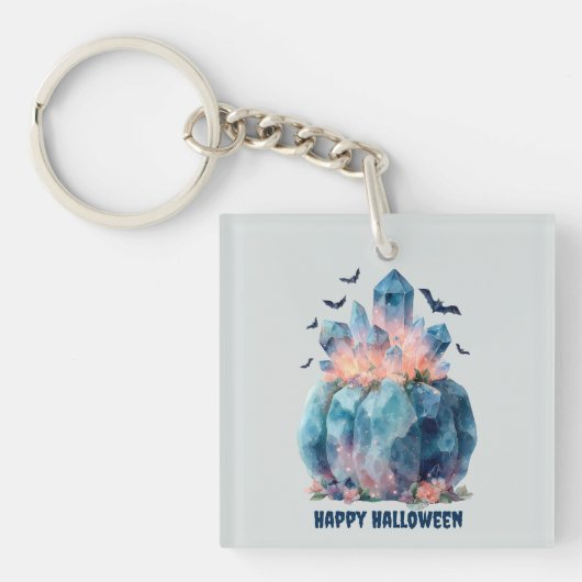 Crystal Pumpkin Halloween Sleutelhanger (voorkant)