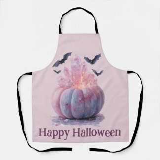 Crystal Pumpkin Happy Halloween esthetiek Schort