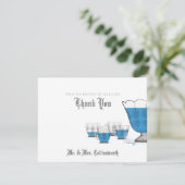 Crystal Punch Bowl Hartelijk dank Bedankkaart (Staand voorkant)