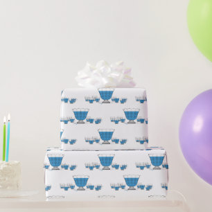 Crystal Punch Bowl Wedding Tissue Paper Cadeaupapier