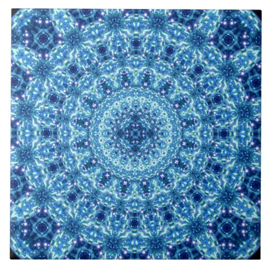 Crystal Radiance Mandala Tegeltje (Voorkant)