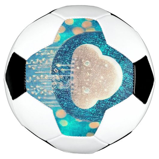 Crystal Rain Cloud Voetbal (Gedraaid)