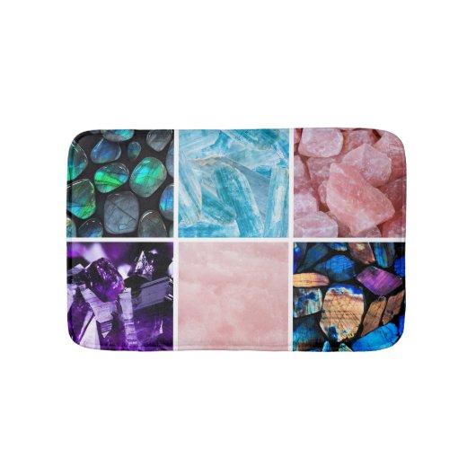 Crystal Rainbow Gemstone Bath Mat (Voorkant)