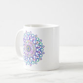 Crystal Rainbow Mandala Koffiemok (Voorkant links)