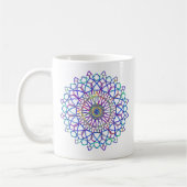 Crystal Rainbow Mandala Koffiemok (Links)