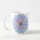 Crystal Rainbow Mandala Koffiemok (Links)