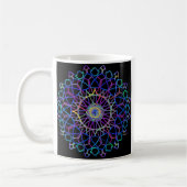 Crystal Rainbow Mandala Koffiemok (Links)